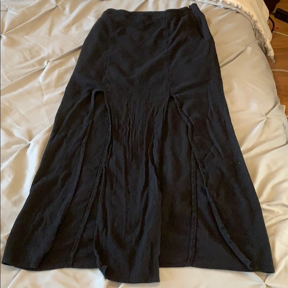 American Eagle Outfitters black maxi skirt